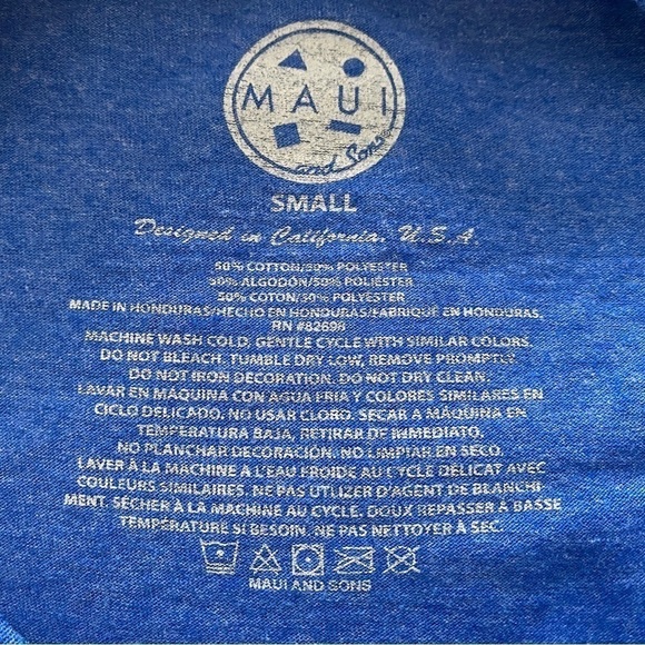 MAUI and SONS Classic Logo Long Sleeve Tee Shirt Men S Small - Picture 6 of 7